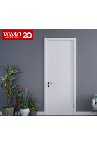 TATA卧室门家用室内门实木复合厨房套装门瓷白色
