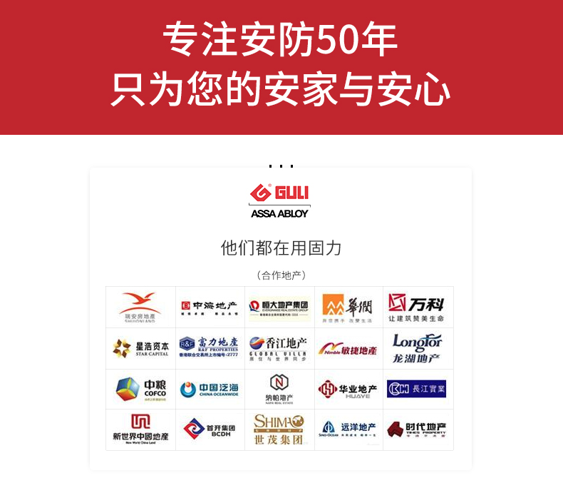 GULI固力指纹锁 电子门锁 哑光黑香槟金k-02 香槟金