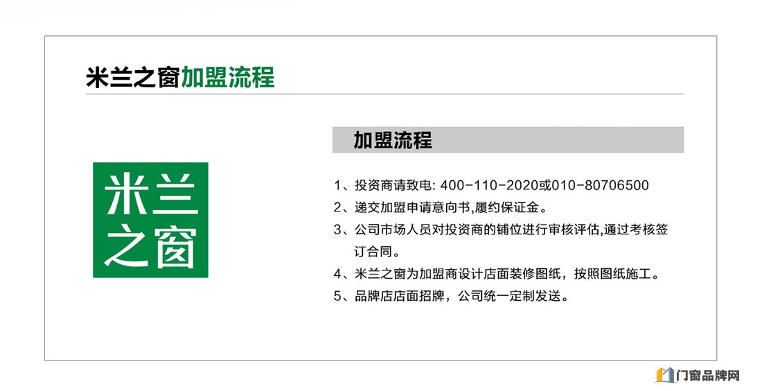 米兰之窗加盟条件 代理米兰之窗需要多少费用