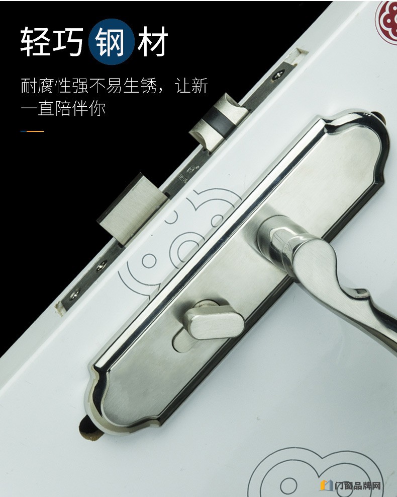 新款304不锈钢门锁室内执手门锁卧室房门锁实木门把手锁具 通用型