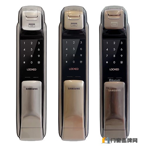 三星指纹锁-进口电子锁-智能锁磁卡家用防盗门锁DP728